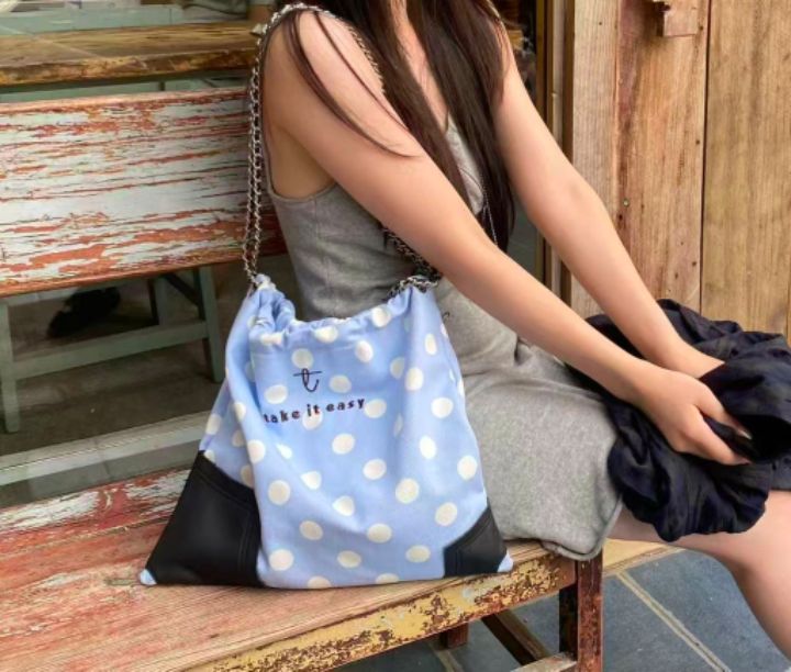 TROUVAILLE東大門實拍女裝新品真品26春夏單肩斜跨包牛皮TROUVAILLE單肩/斜跨包