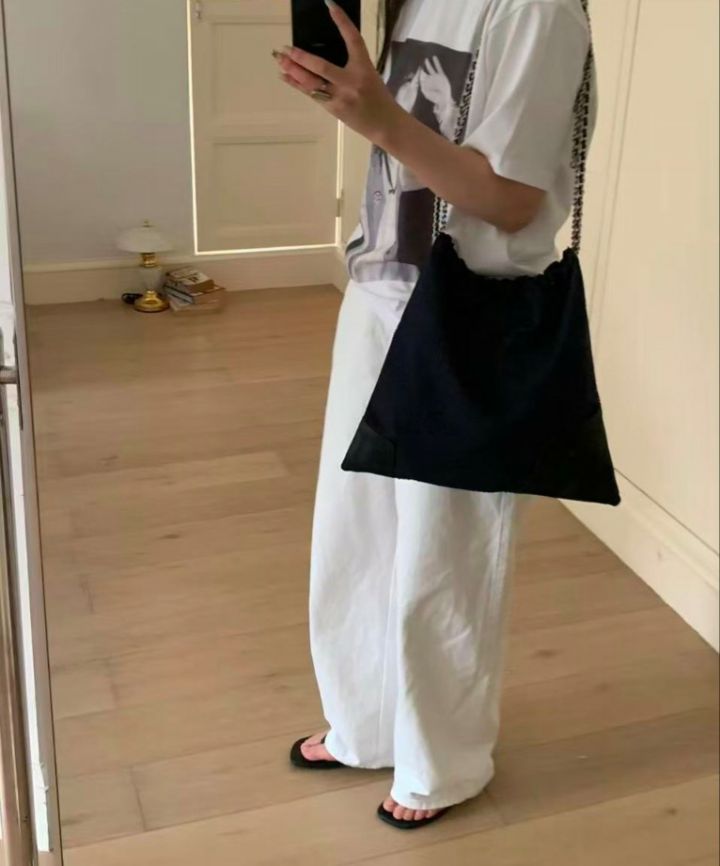 TROUVAILLE東大門實拍女裝新品真品26春夏單肩斜跨包牛皮TROUVAILLE單肩/斜跨包