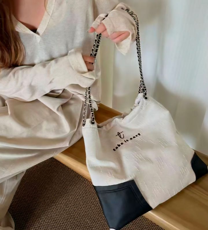 TROUVAILLE東大門實拍女裝新品真品26春夏單肩斜跨包牛皮TROUVAILLE單肩/斜跨包