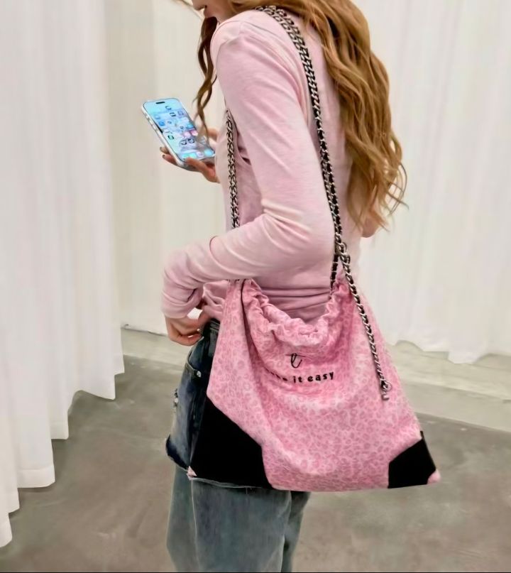 TROUVAILLE東大門實拍女裝新品真品26春夏單肩斜跨包牛皮TROUVAILLE單肩/斜跨包圖色3