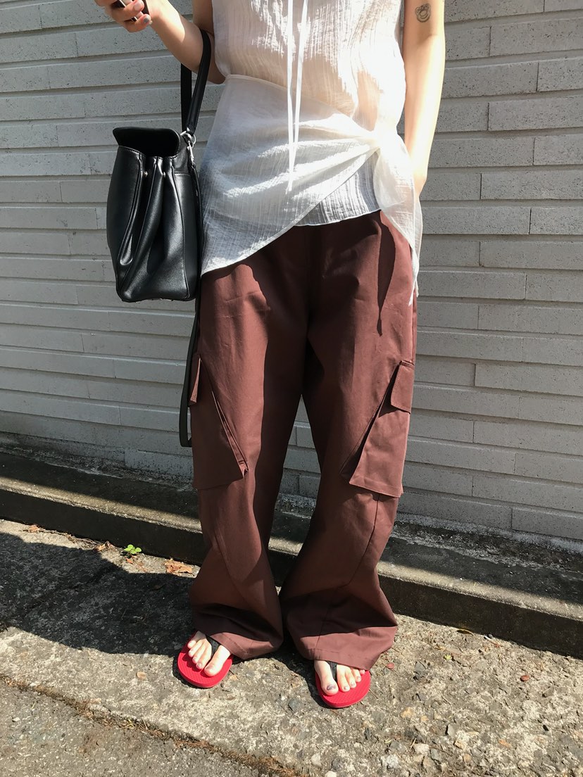 ESCHER韓國代購女士新品時尚26春夏推薦休閑真品人氣休閑褲ESCHER休閑褲