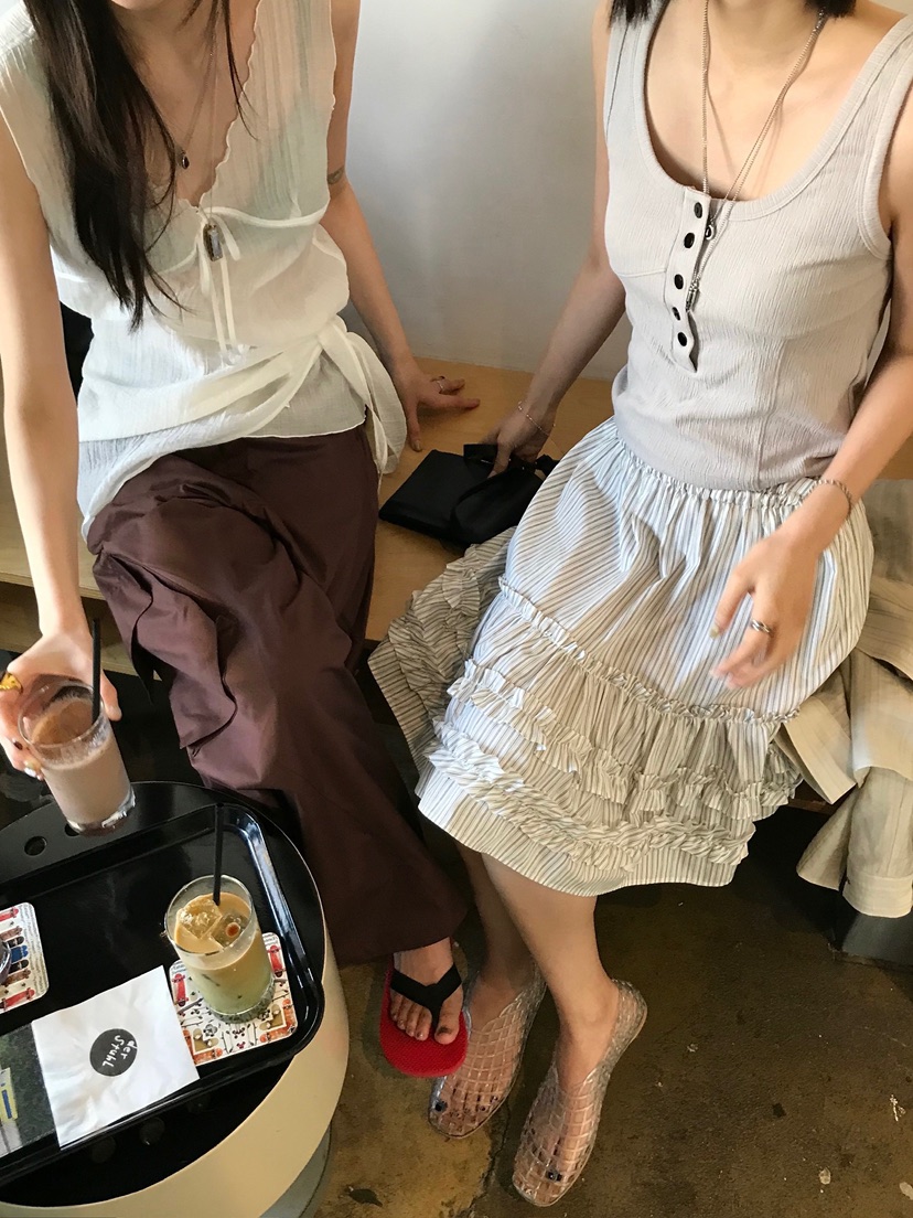 ESCHER韓國代購女士新品時尚26春夏推薦休閑真品人氣休閑褲ESCHER休閑褲