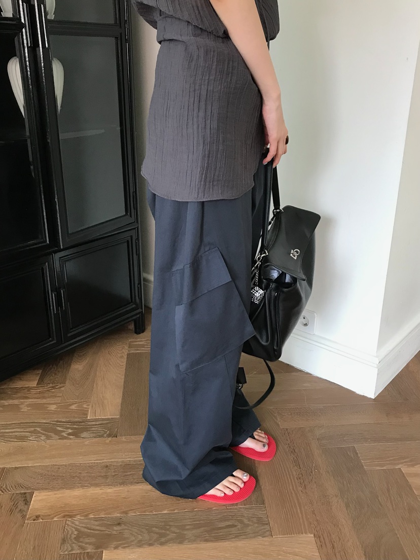 ESCHER韓國代購女士新品時尚26春夏推薦休閑真品人氣休閑褲ESCHER休閑褲