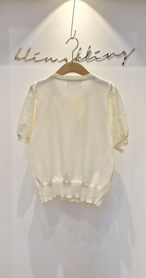 RICO/BLING BLING-S東大門代購女裝新款休閑針織衫蕾絲RICO/BLING BLING-S針織衫