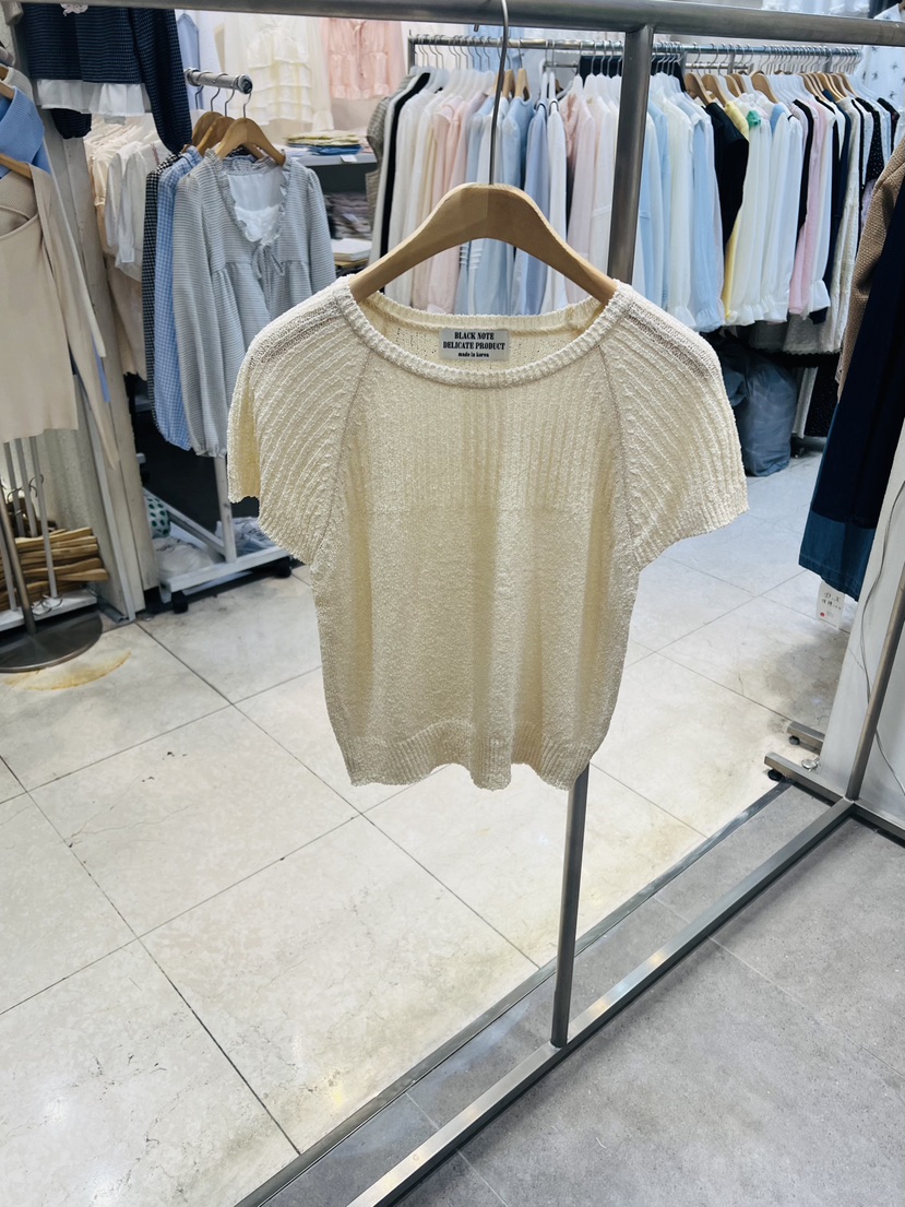 BLACK NOTE韓國代購女裝新款休閑時尚26春夏人氣針織衫羅紋BLACK NOTE針織衫圖色4