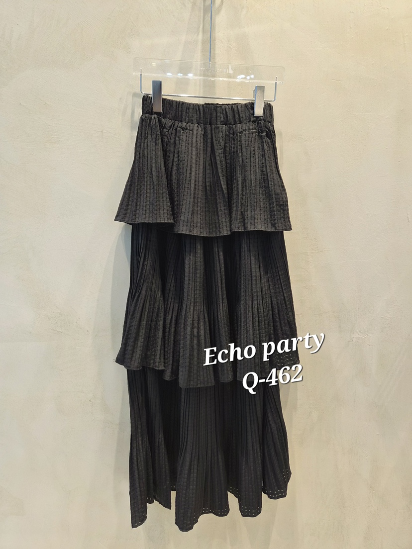 ECHOPARTY東大門代購女士新款真品時尚職業熱賣推薦長裙褶皺ECHOPARTY長裙圖色2