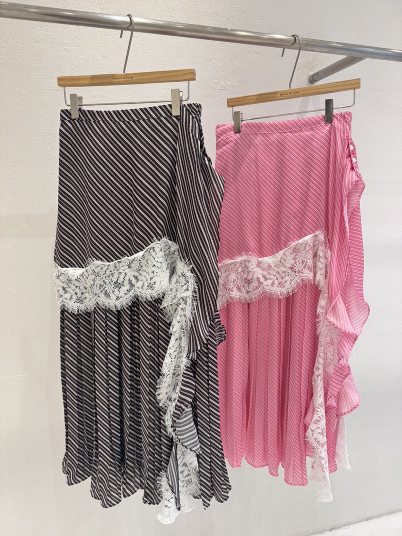 MAISONDEGLORY東大門直郵女士新款26春夏推薦長裙裹身裙褶裙MAISON DE GLORY長裙