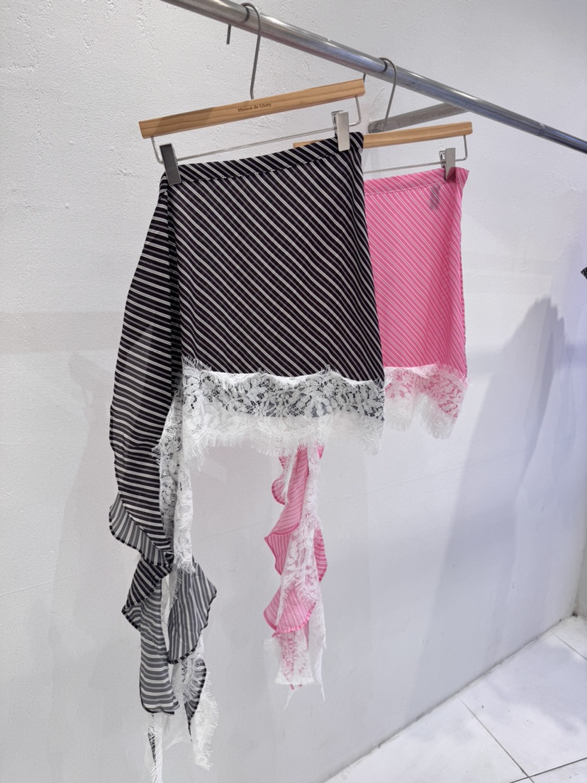 MAISONDEGLORY東大門直郵女士新款26春夏推薦長裙裹身裙褶裙MAISON DE GLORY長裙