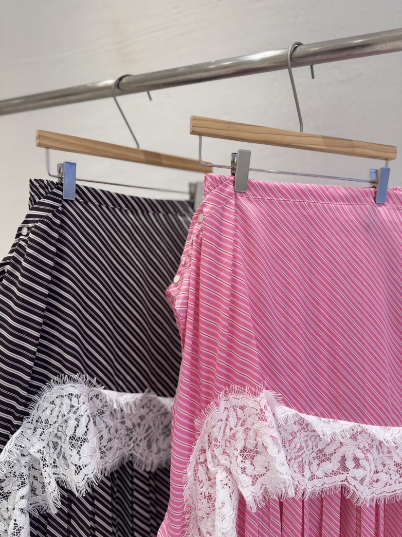 MAISONDEGLORY東大門直郵女士新款26春夏推薦長裙裹身裙褶裙MAISON DE GLORY長裙