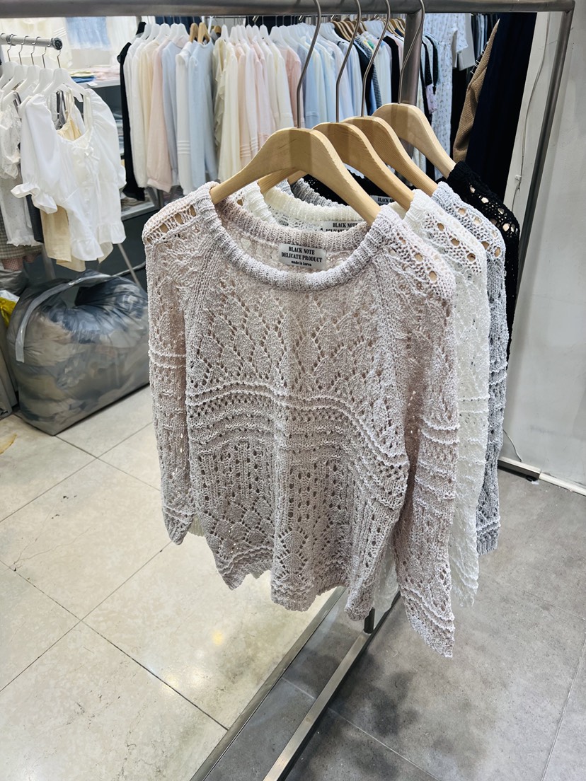 BLACK NOTE韓國直郵女士新款真品人氣時尚26春夏推薦針織衫BLACK NOTE針織衫