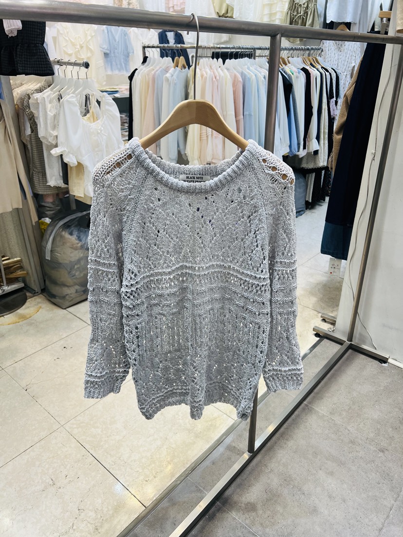 BLACK NOTE韓國直郵女士新款真品人氣時尚26春夏推薦針織衫BLACK NOTE針織衫圖色1