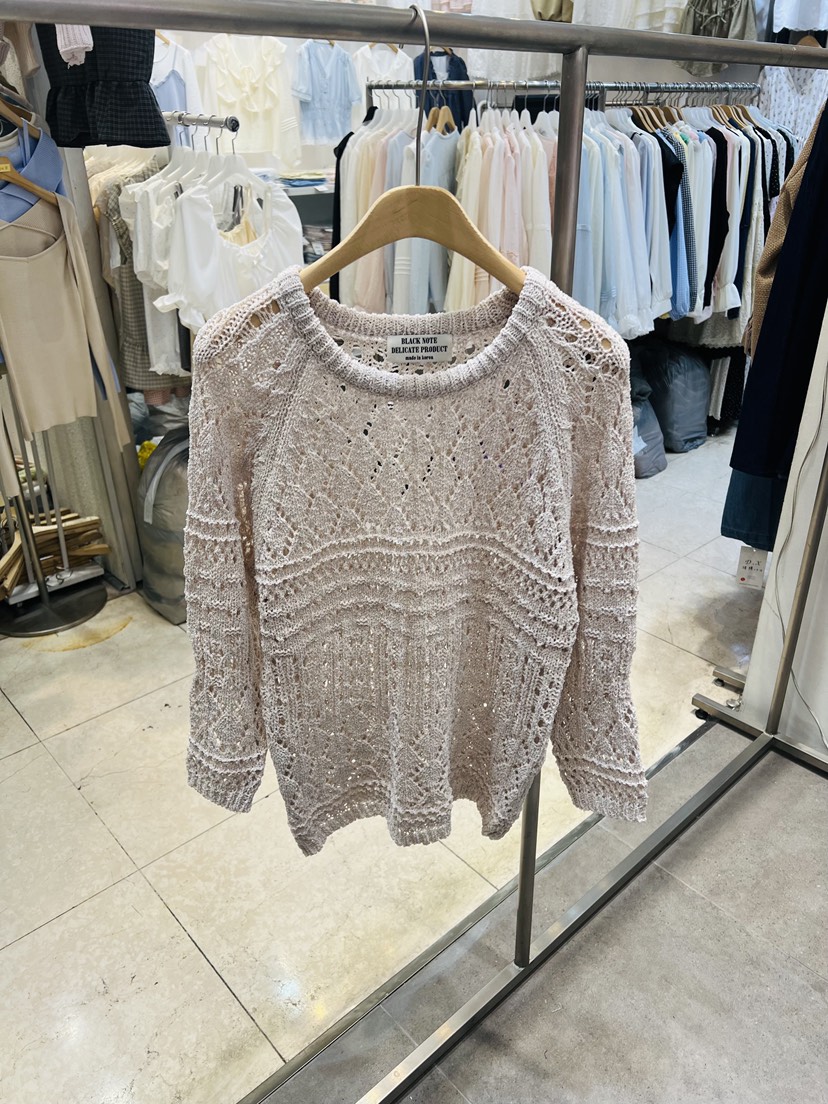 BLACK NOTE韓國直郵女士新款真品人氣時尚26春夏推薦針織衫BLACK NOTE針織衫圖色2