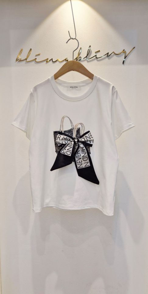 RICO/BLING BLING-S東大門實拍女裝新品時尚真品T恤圍巾RICO/BLING BLING-ST恤圖色2