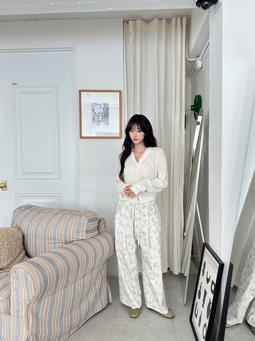 MAISONDEGLORY東大門直郵女士新品26春夏人氣針織衫蕾絲開衫MAISON DE GLORY針織衫