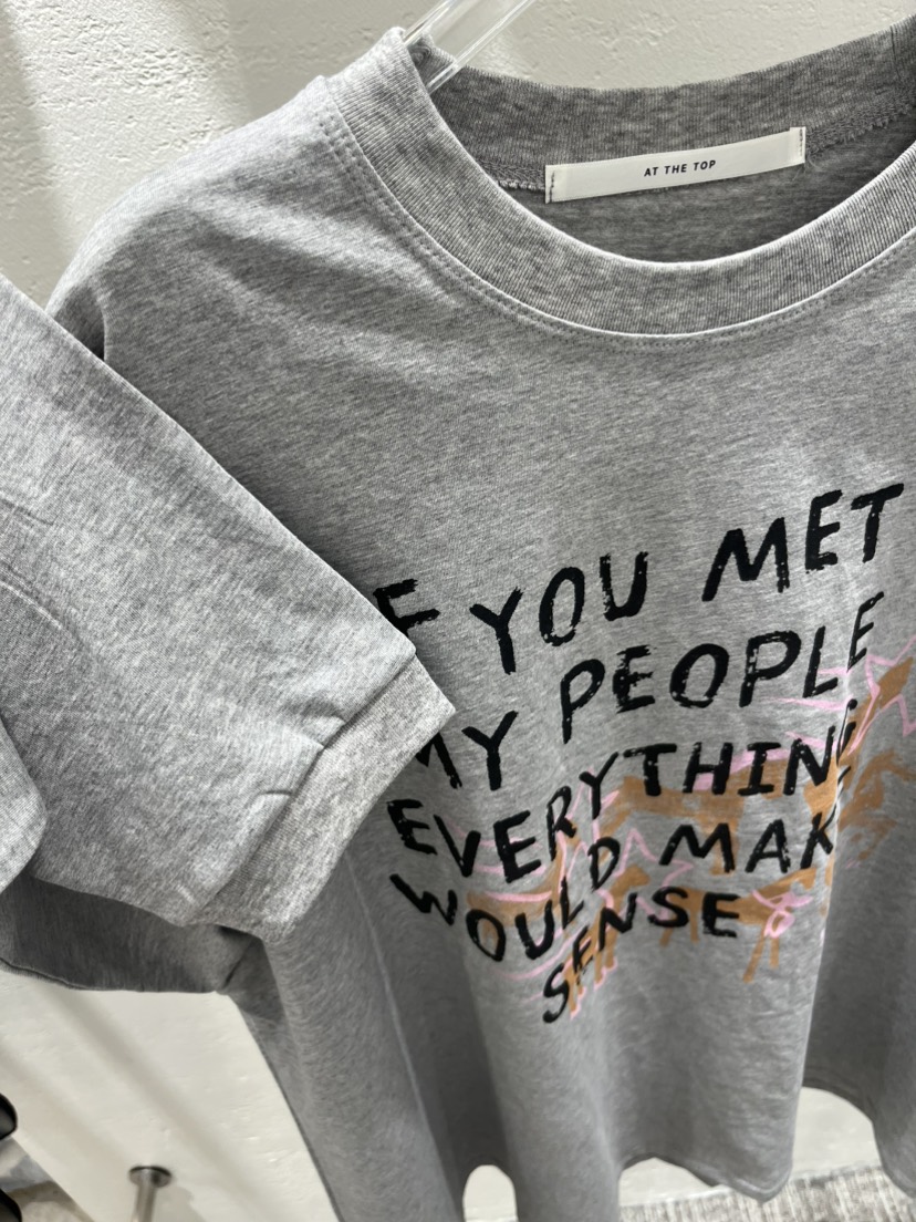 AT THE TOP韓國代購女士新品真品推薦時尚休閑26春夏長袖T恤AT THE TOP長袖T恤