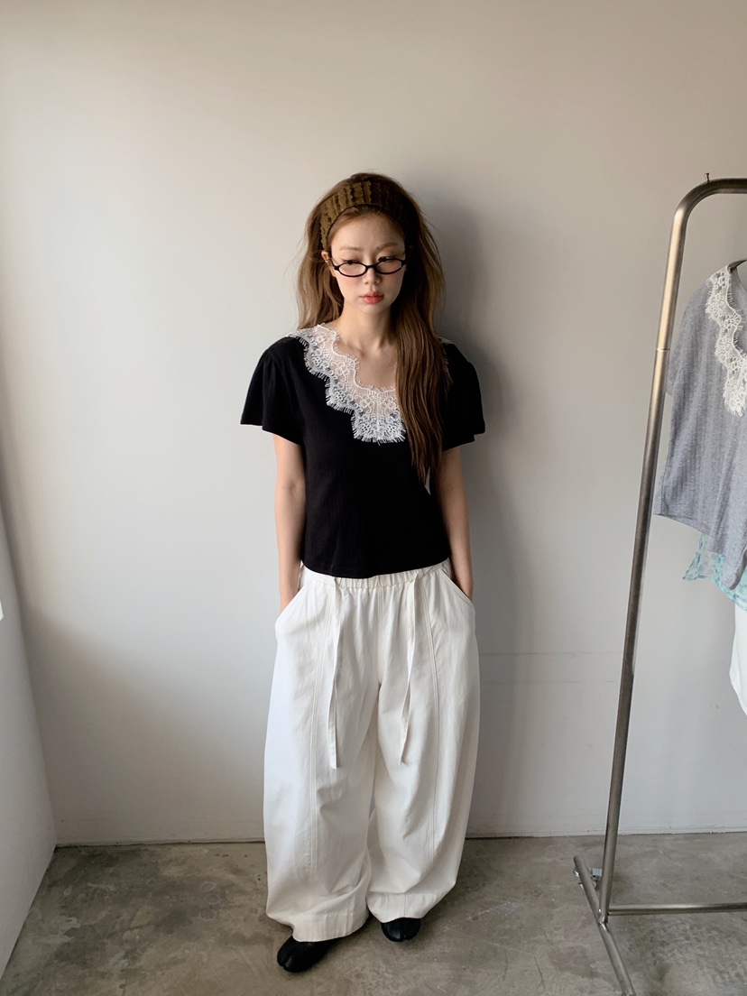 MAISONDEGLORY韓國直郵女士新款休閑26春夏職業熱賣人氣T恤MAISON DE GLORYT恤