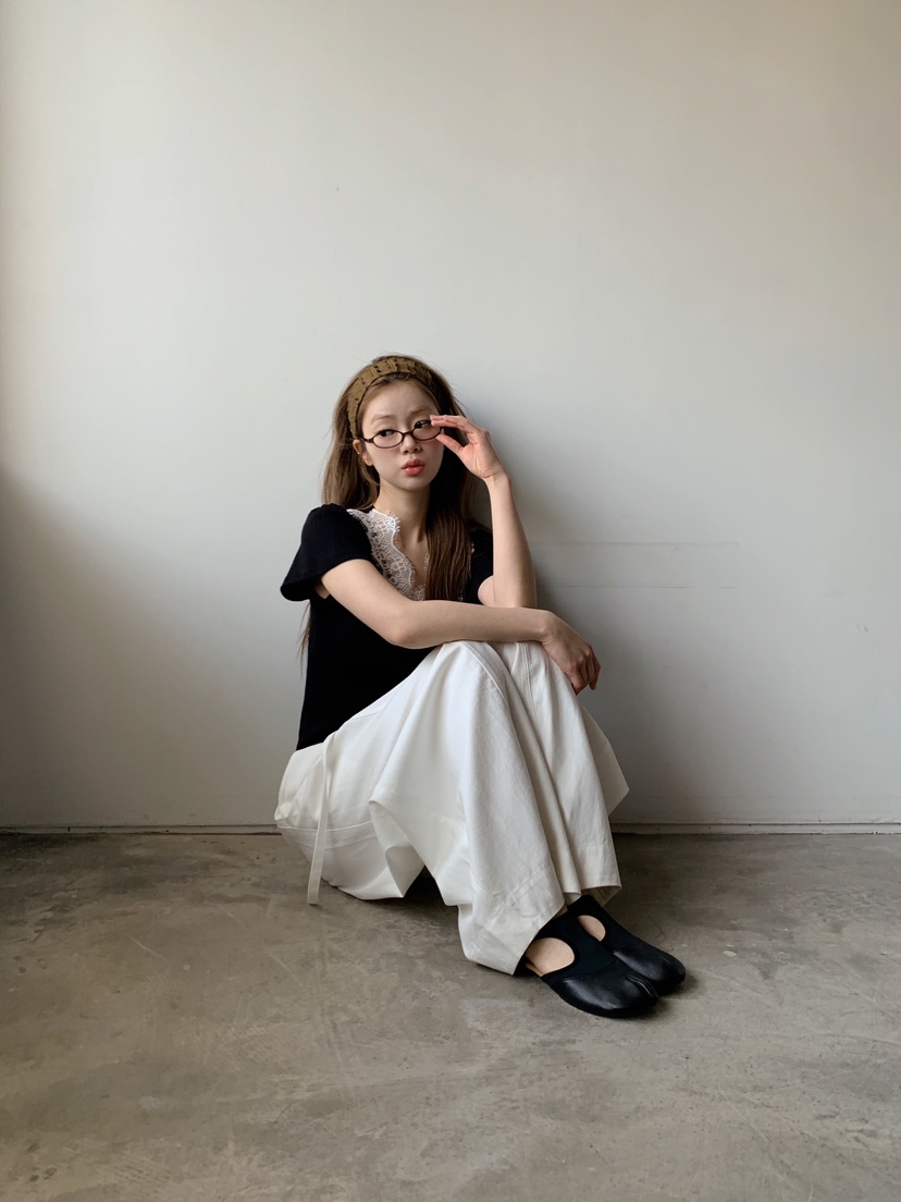 MAISONDEGLORY韓國直郵女士新款休閑26春夏職業熱賣人氣T恤MAISON DE GLORYT恤