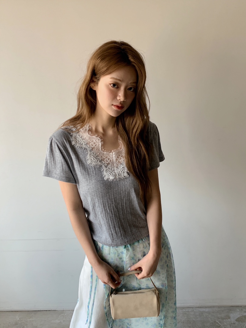 MAISONDEGLORY韓國直郵女士新款休閑26春夏職業熱賣人氣T恤MAISON DE GLORYT恤