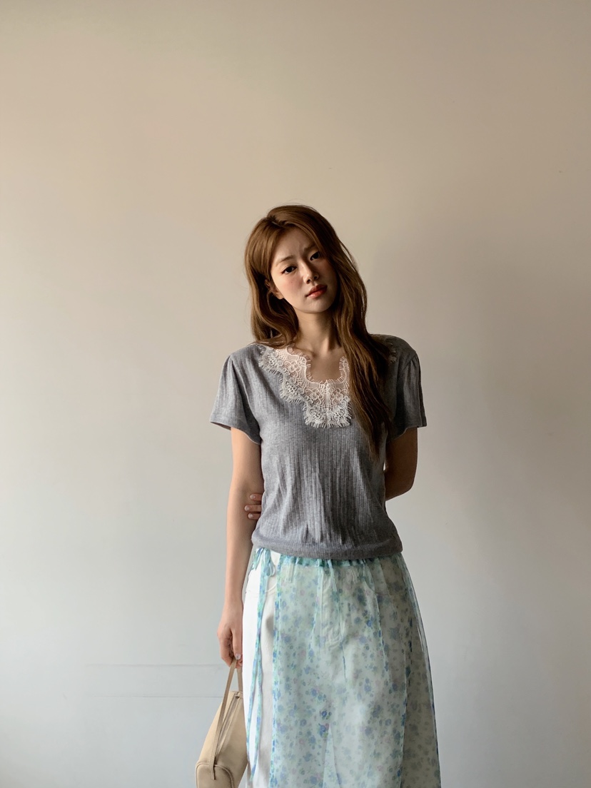 MAISONDEGLORY韓國直郵女士新款休閑26春夏職業熱賣人氣T恤MAISON DE GLORYT恤