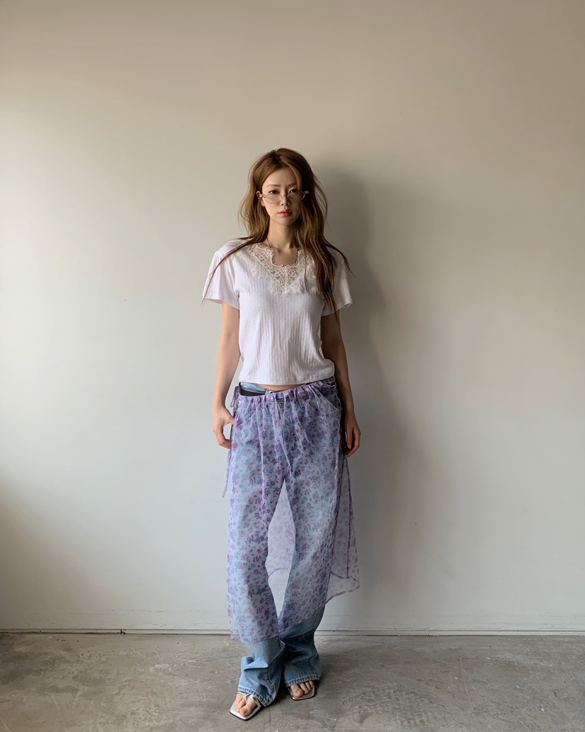 MAISONDEGLORY韓國直郵女士新款休閑26春夏職業熱賣人氣T恤MAISON DE GLORYT恤