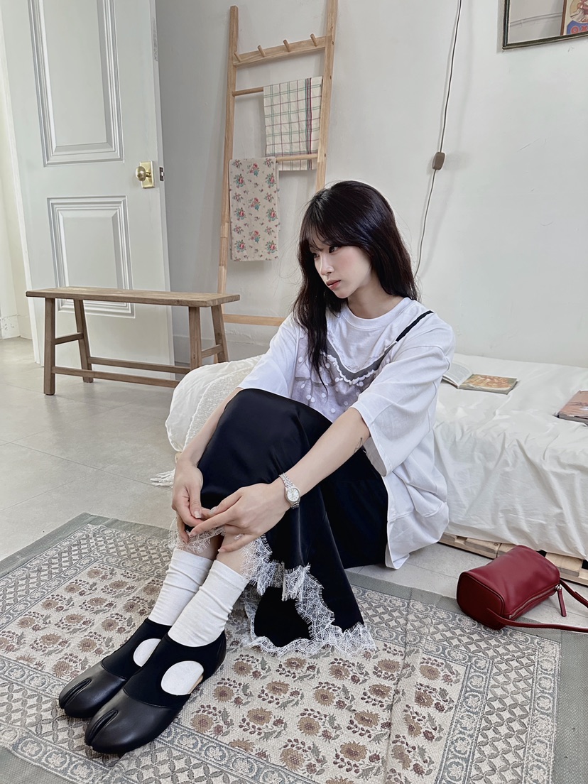 MAISONDEGLORY韓國直郵女裝新款時尚休閑真品26春夏T恤寬松MAISON DE GLORYT恤