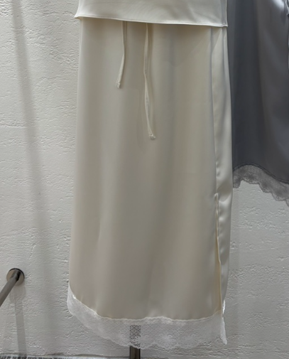 AT THE TOP韓國直郵女裝新品休閑時尚熱賣26春夏長裙蕾絲AT THE TOP長裙圖色1