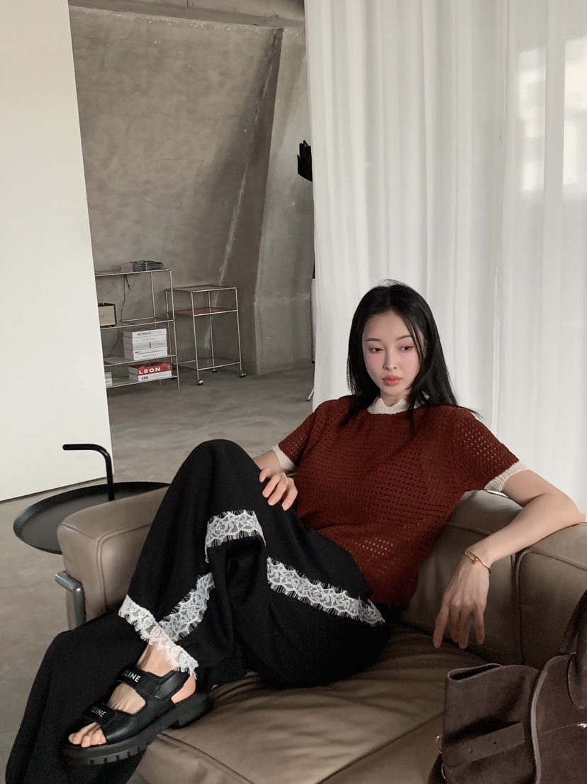 MAISONDEGLORY韓國直郵女士新款熱賣推薦真品人氣休閑針織衫MAISON DE GLORY針織衫