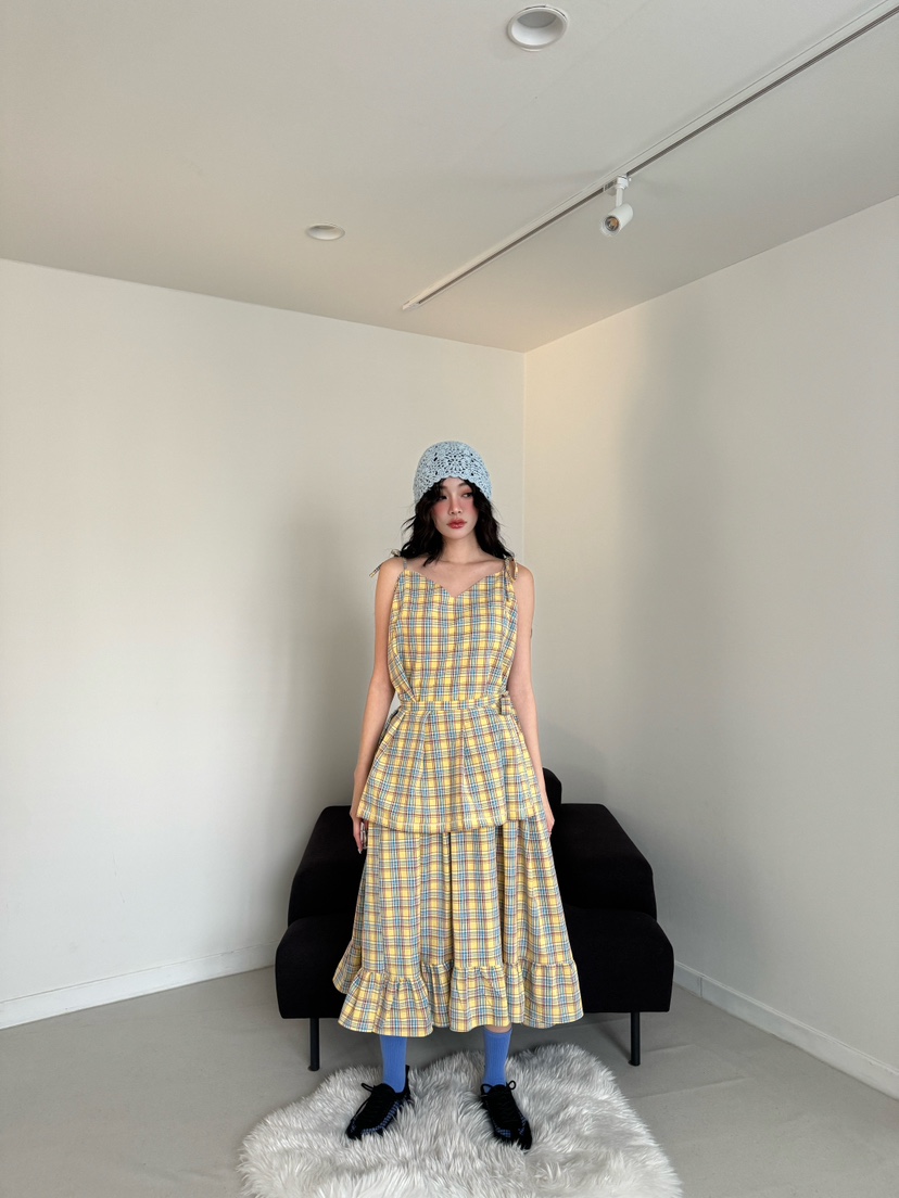 MAISONDEGLORY韓國直郵女士新品推薦熱賣26春夏職業連衣裙MAISON DE GLORY連衣裙