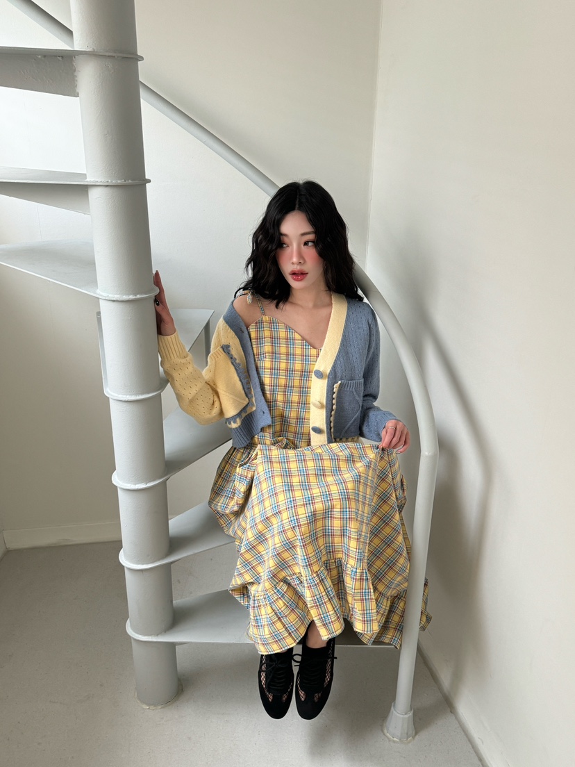 MAISONDEGLORY韓國直郵女士新品推薦熱賣26春夏職業連衣裙MAISON DE GLORY連衣裙