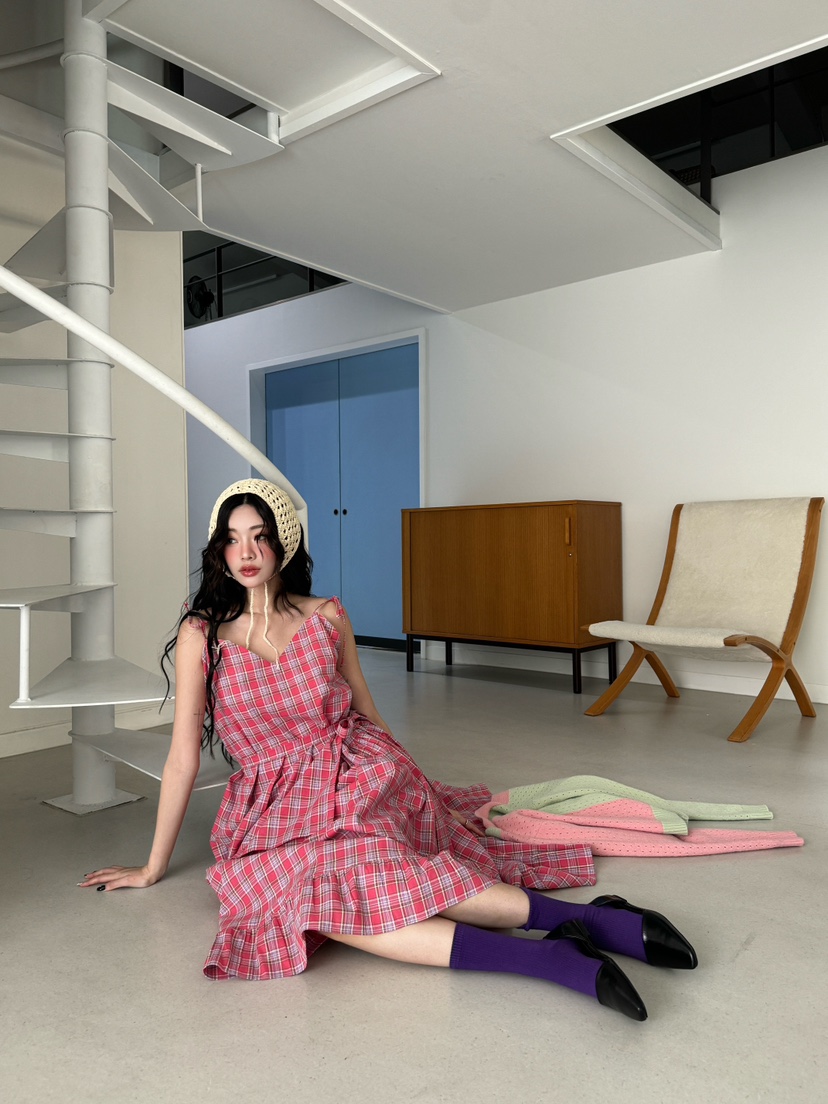 MAISONDEGLORY韓國直郵女士新品推薦熱賣26春夏職業連衣裙MAISON DE GLORY連衣裙