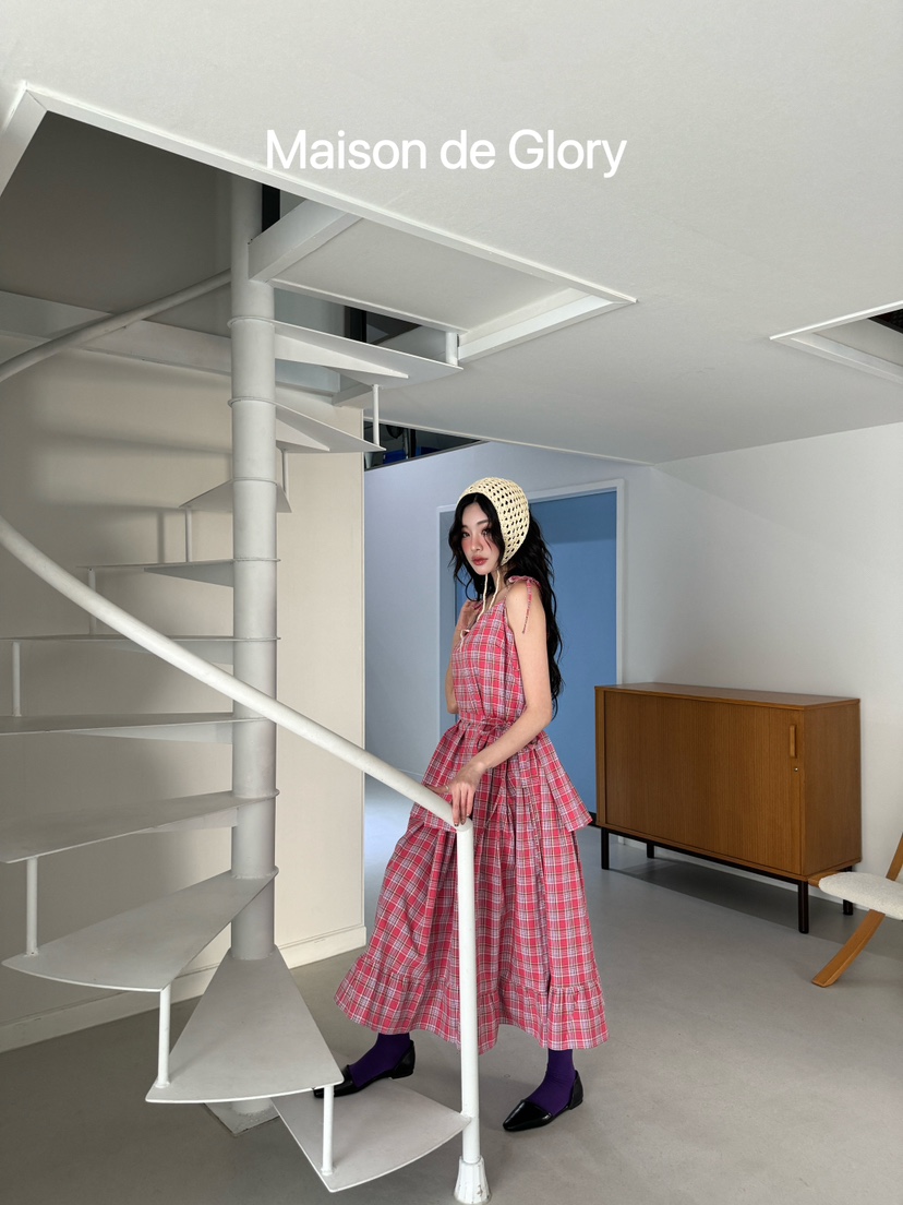 MAISONDEGLORY韓國直郵女士新品推薦熱賣26春夏職業連衣裙MAISON DE GLORY連衣裙