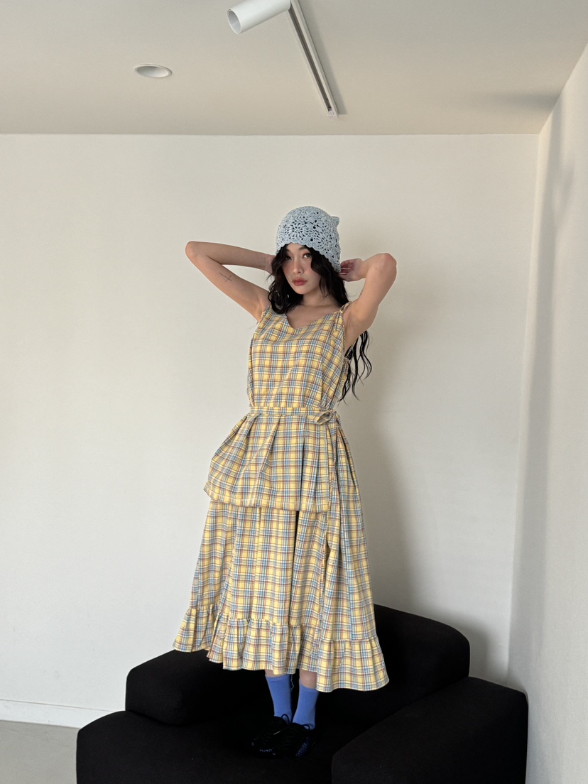 MAISONDEGLORY韓國直郵女士新品推薦熱賣26春夏職業連衣裙MAISON DE GLORY連衣裙圖色1