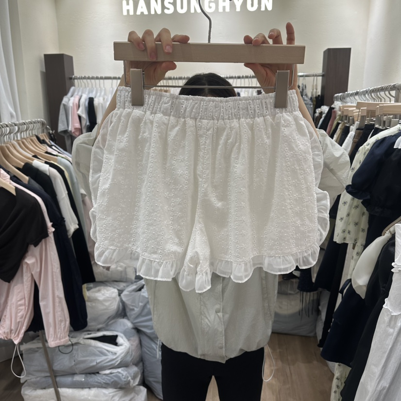 HANSUNGHYUN東大門直郵女士新款真品26春夏熱賣職業短褲系帶HANSUNGHYUN短褲