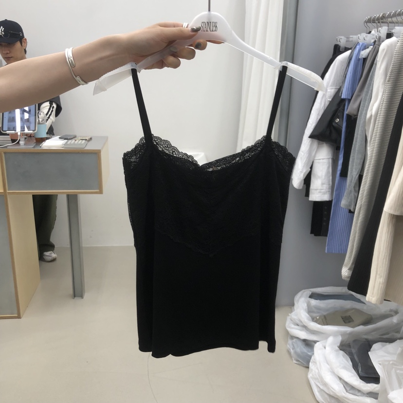 STAINLESS韓國直郵女裝新品時尚休閑人氣真品吊帶背心蕾絲STAINLESS吊帶/背心圖色3