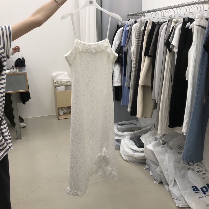 STAINLESS韓國直郵女裝新品熱賣推薦真品時尚人氣連衣裙蕾絲STAINLESS連衣裙圖色1