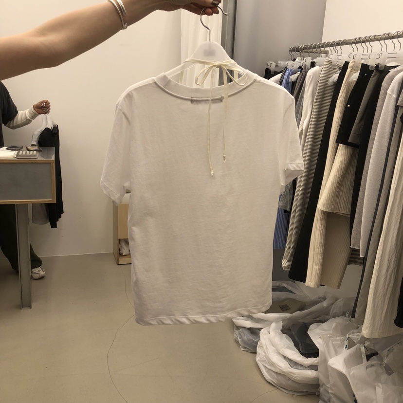 STAINLESS韓國直郵女士新款人氣真品職業熱賣26春夏T恤蕾絲STAINLESST恤