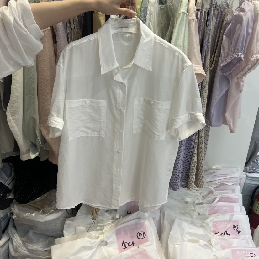 RIVEROOM東大門實拍女裝新品熱賣真品時尚推薦襯衫蕾絲衫RIVEROOM襯衫/蕾絲衫圖色3