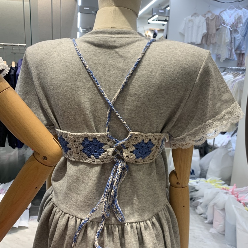 J PEAK/BY FLOW韓國代購女裝新品休閑吊帶背心手工編織J PEAK吊帶/背心