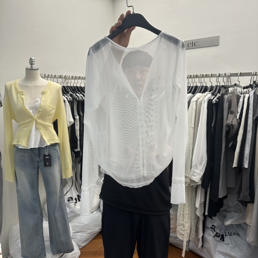 MOANA/ETC東大門直郵女裝新品熱賣職業26春夏襯衫蕾絲衫MOANA/ETC襯衫/蕾絲衫