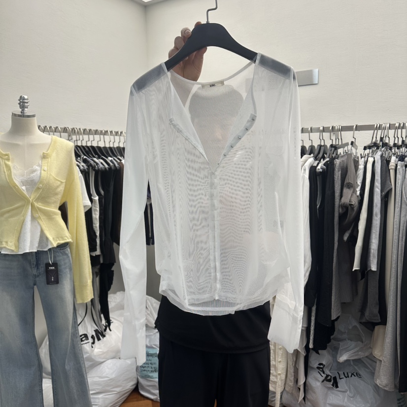 MOANA/ETC東大門直郵女裝新品熱賣職業26春夏襯衫蕾絲衫MOANA/ETC襯衫/蕾絲衫圖色1