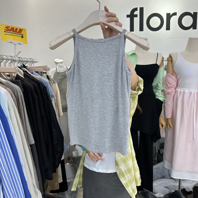 FLORAL東大門實拍女士新品時尚人氣休閑職業熱賣吊帶背心FLORAL吊帶/背心