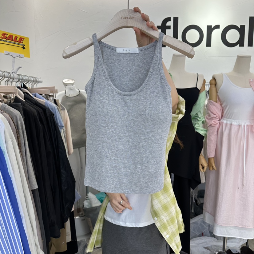 FLORAL東大門實拍女士新品時尚人氣休閑職業熱賣吊帶背心FLORAL吊帶/背心圖色2