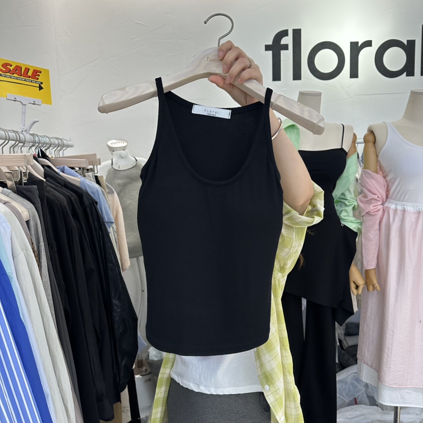 FLORAL東大門實拍女士新品時尚人氣休閑職業熱賣吊帶背心FLORAL吊帶/背心圖色3
