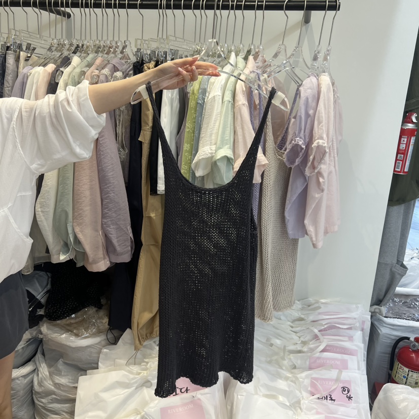 RIVEROOM東大門代購女士新款休閑時尚推薦人氣熱賣吊帶背心RIVEROOM吊帶/背心圖色3