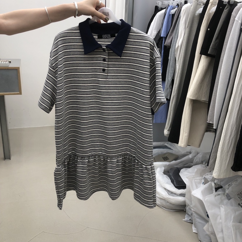 STAINLESS韓國直郵女士新品26春夏真品人氣熱賣T恤不含腰帶STAINLESST恤圖色2