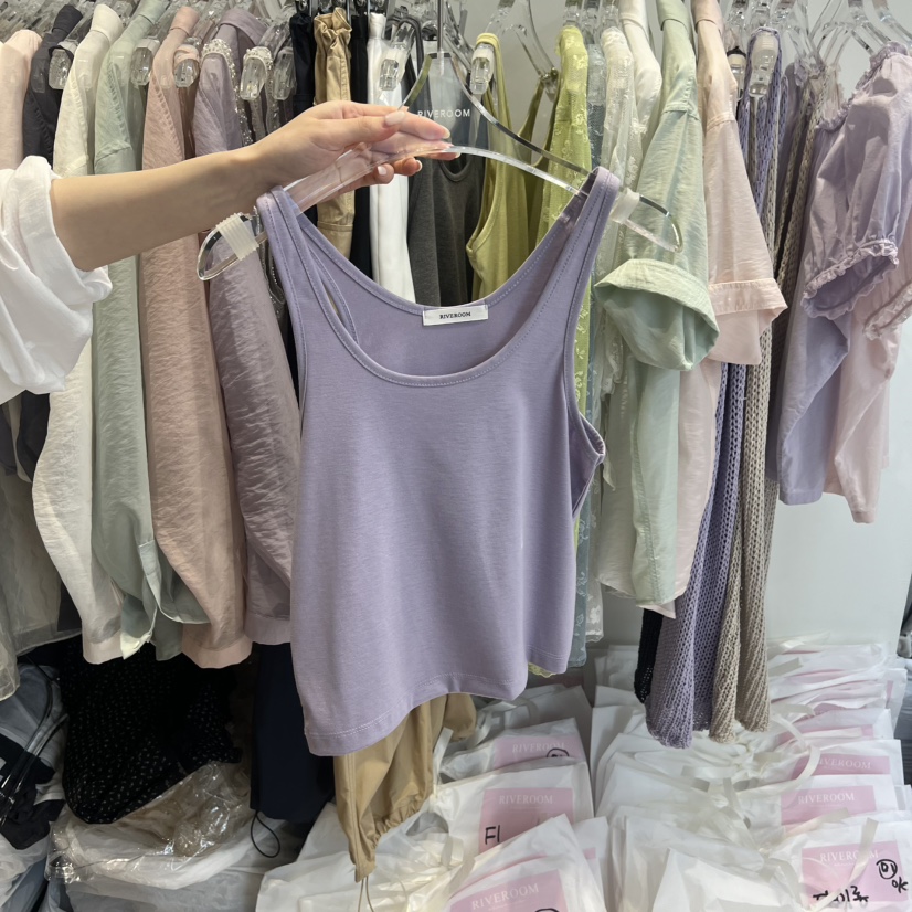 RIVEROOM東大門實拍女裝新品時尚職業人氣真品休閑吊帶背心RIVEROOM吊帶/背心圖色2