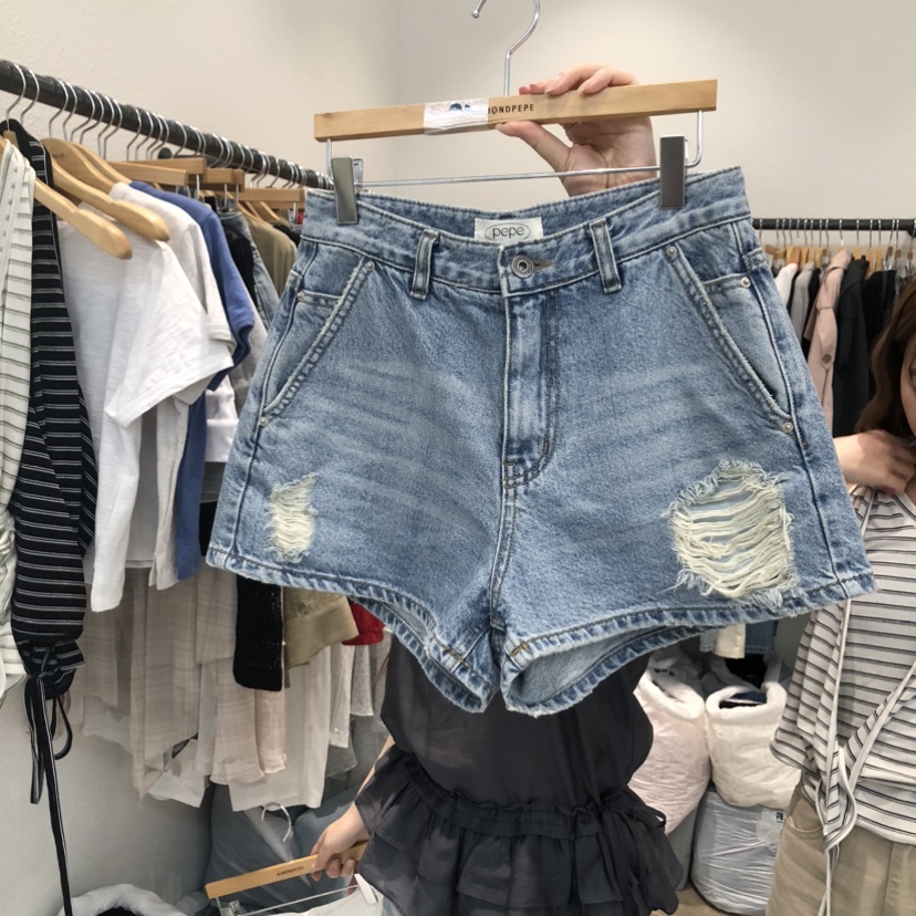 ALMOND PEPE韓國代購女裝新款人氣推薦職業休閑熱賣短褲ALMOND PEPE短褲圖色1