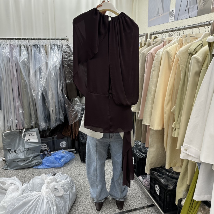 ONEBYTWO東大門直郵女裝新品推薦休閑職業熱賣連衣裙雙層ONE BY TWO連衣裙