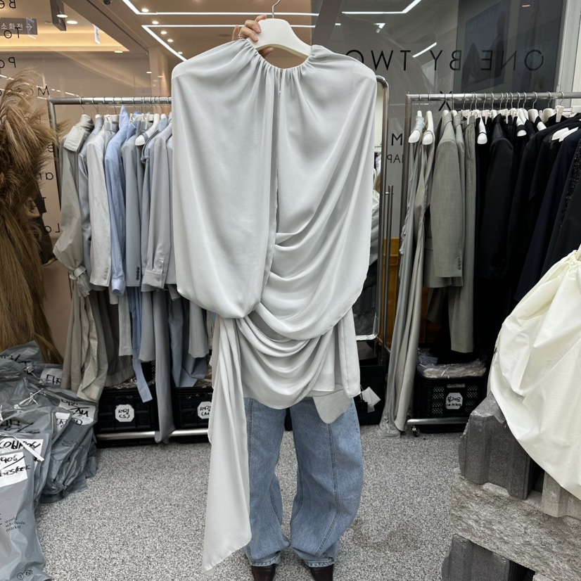 ONEBYTWO東大門直郵女裝新品推薦休閑職業熱賣連衣裙雙層ONE BY TWO連衣裙圖色1