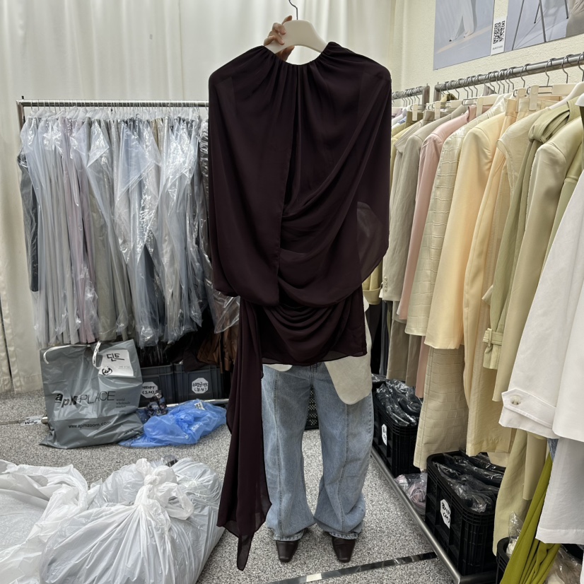 ONEBYTWO東大門直郵女裝新品推薦休閑職業熱賣連衣裙雙層ONE BY TWO連衣裙圖色3